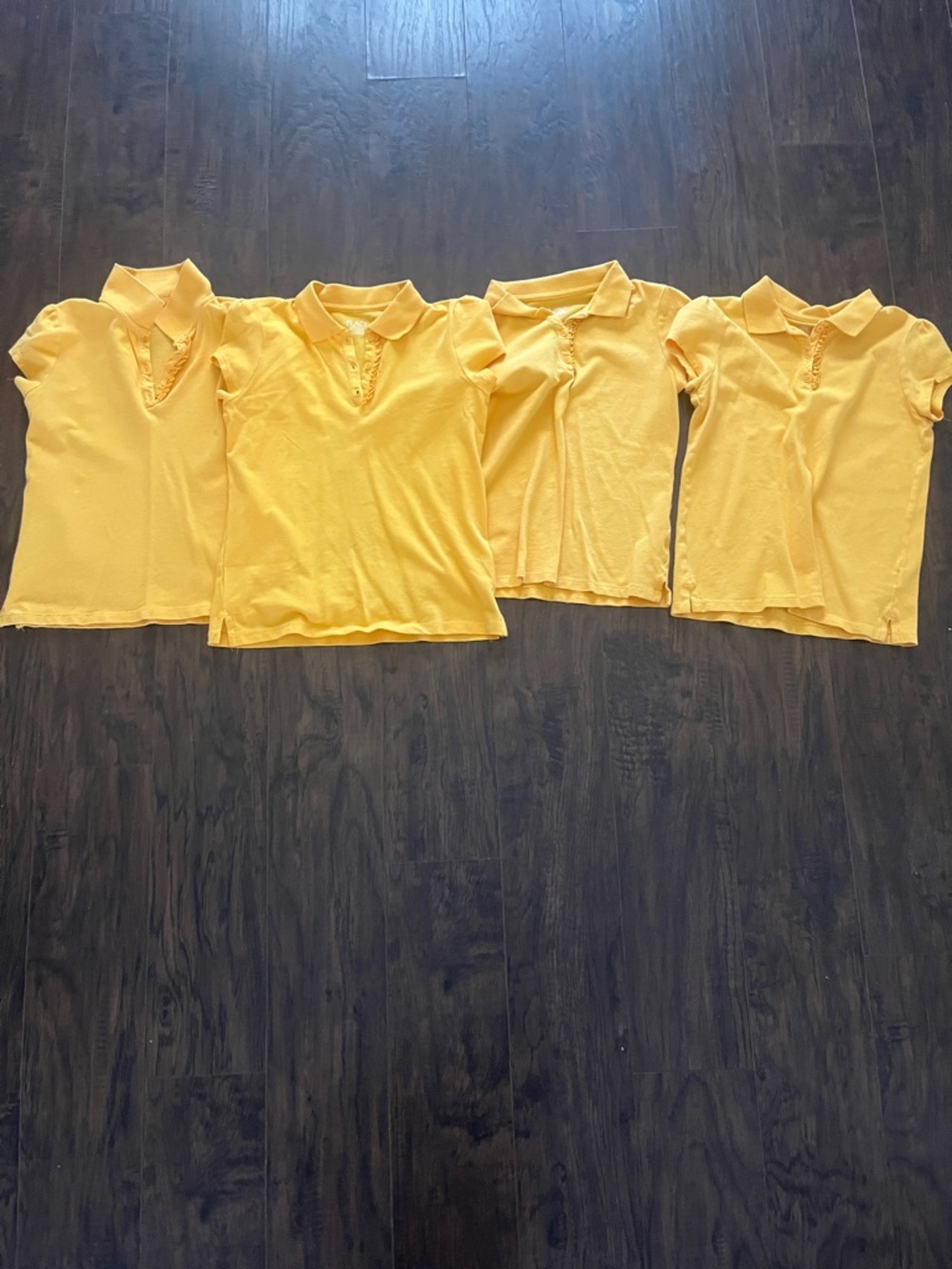 The Children's Place Yellow Polo Shirt Lot of 4